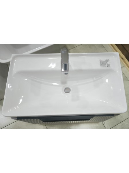 Подвесная тумба Ламис в комплекте с раковиной Selina (700 мм)